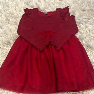Elegant Red Kids Dress